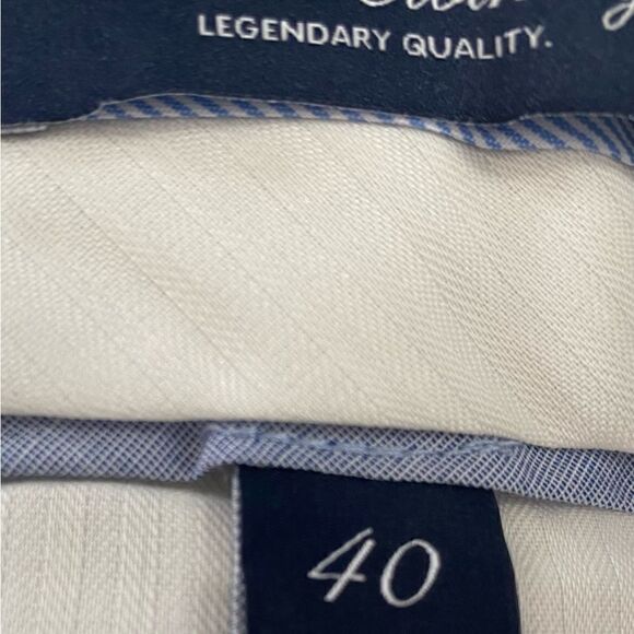 Lands’ End Classic Clothing Traditional Fit Tan Pants Chinos Size 40 - Picture 7 of 14